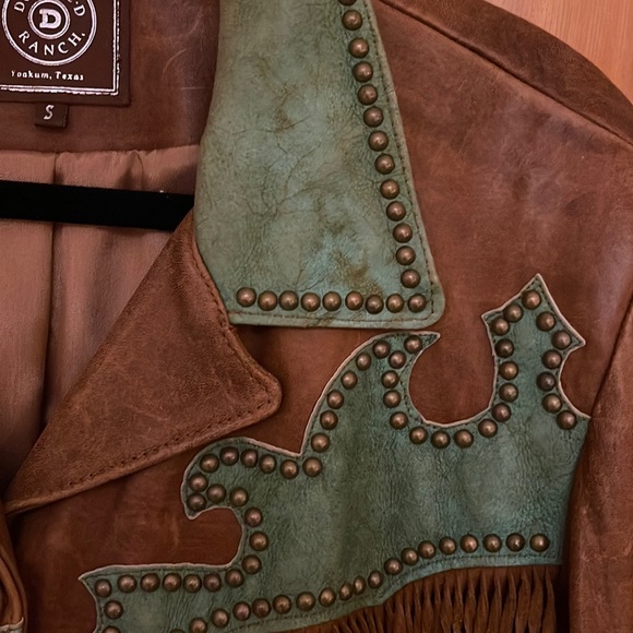 COPY - DOUBLE D RANCH LEATHER FRINGE JACKET. - Picture 3 of 7